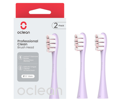 Końcówka do szczoteczek Oclean Końcówki Professional Clean P1C13 fioletowy 2 szt.